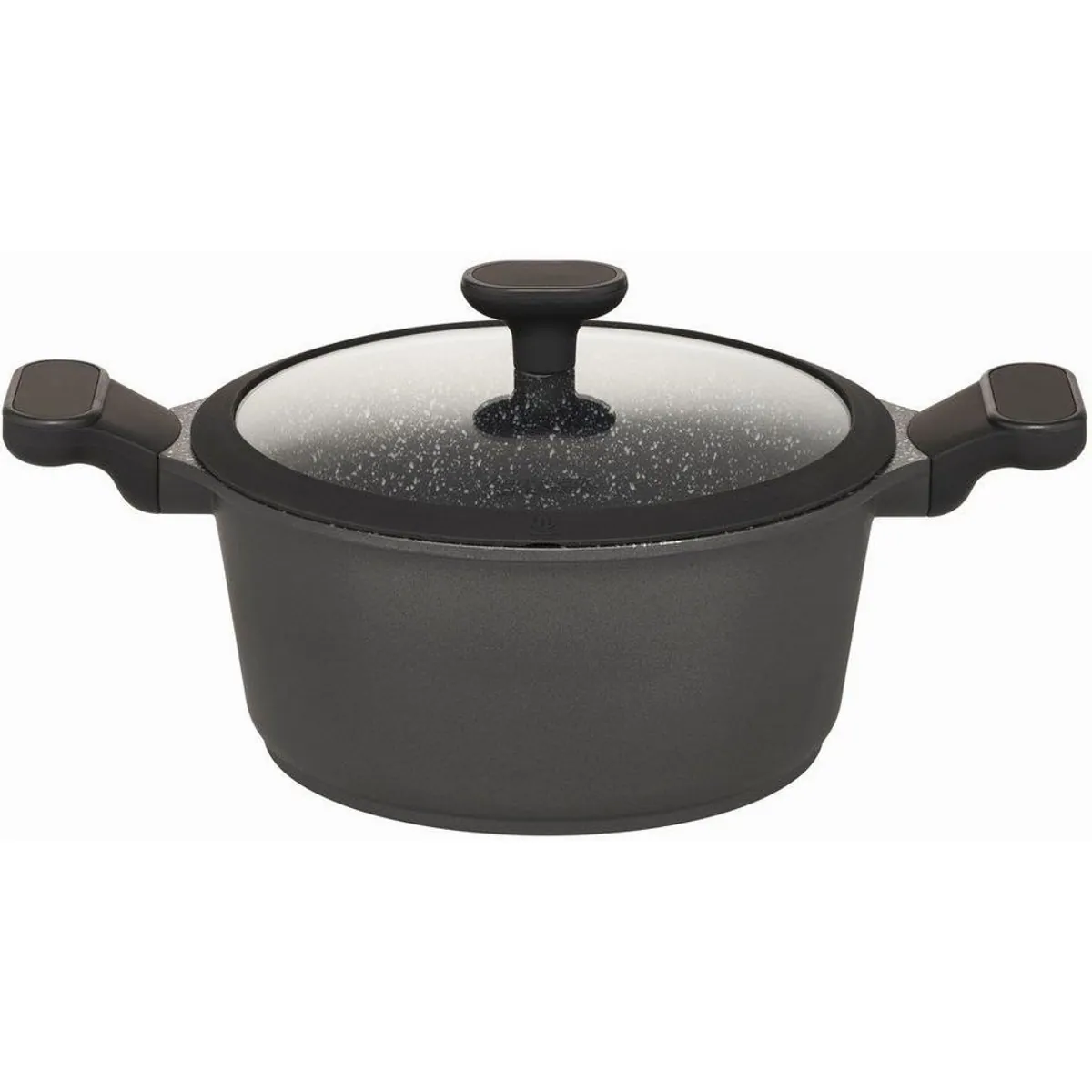 Hanseatic Kochtopf-Set Black Edition, langlebige VITAFLON GRANIT Antihaft-Versiegelung, 10-tlg. 4
