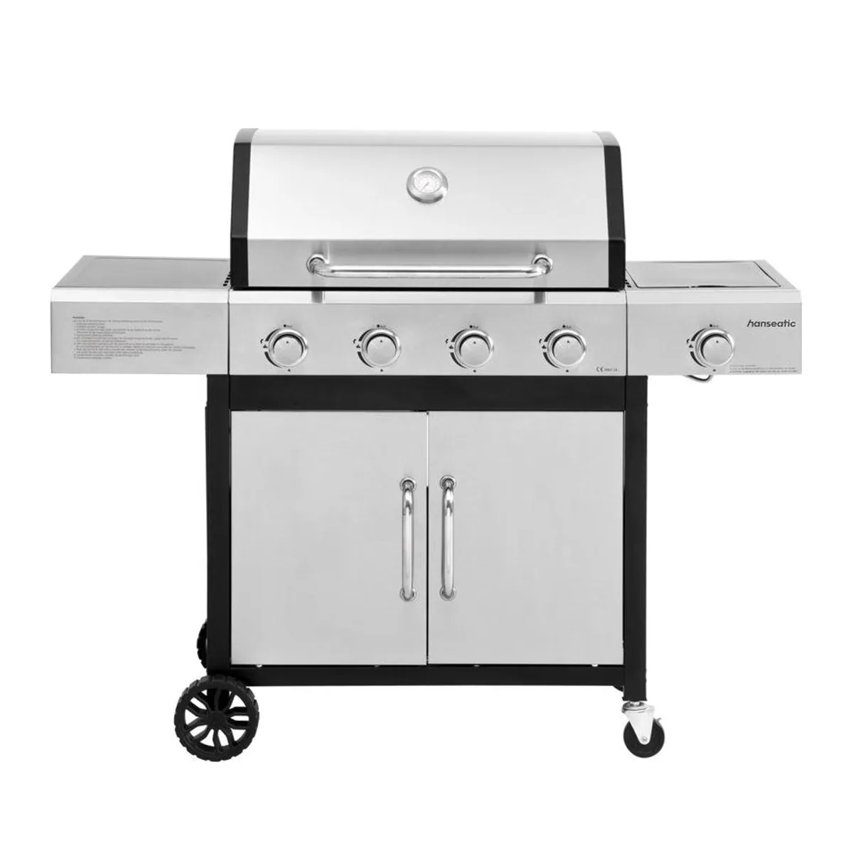 Hanseatic Gasgrill Rockford, 4 Brenner + Seitenbrenner, 14,5 kW Gesamtleistung 3