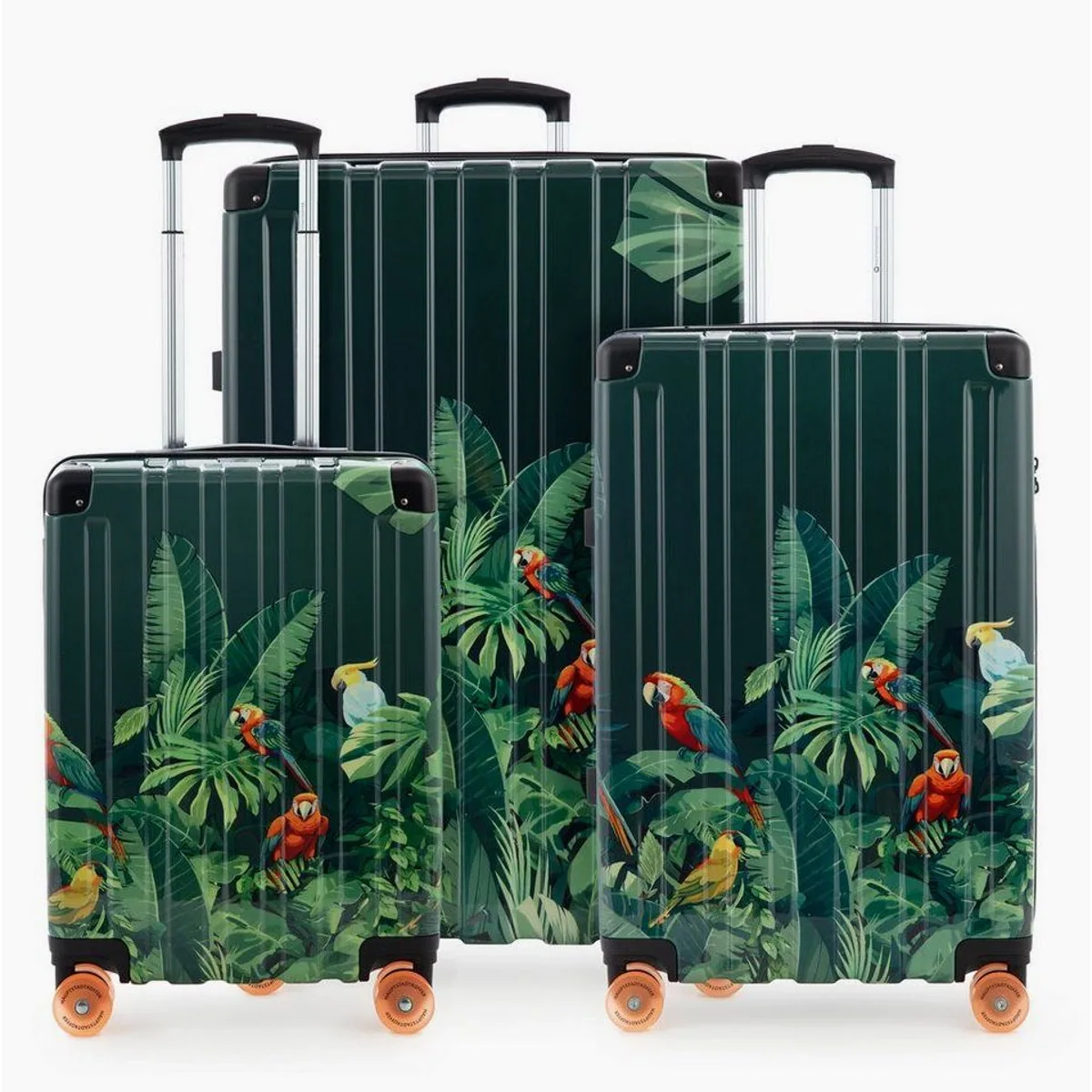 Hauptstadtkoffer Q-Damm Hartschalen-Trolley, 3er Set, TSA, stapelbar