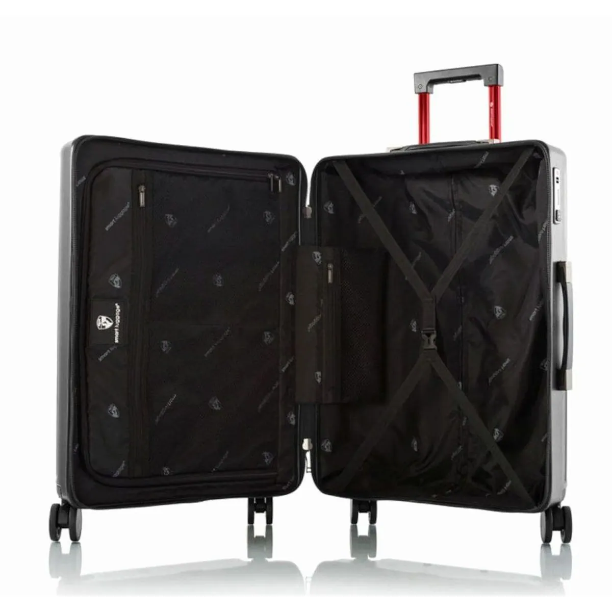 Heys Smart Luggage 3pc Set, 4 Rollen, interaktive Funktionen 3