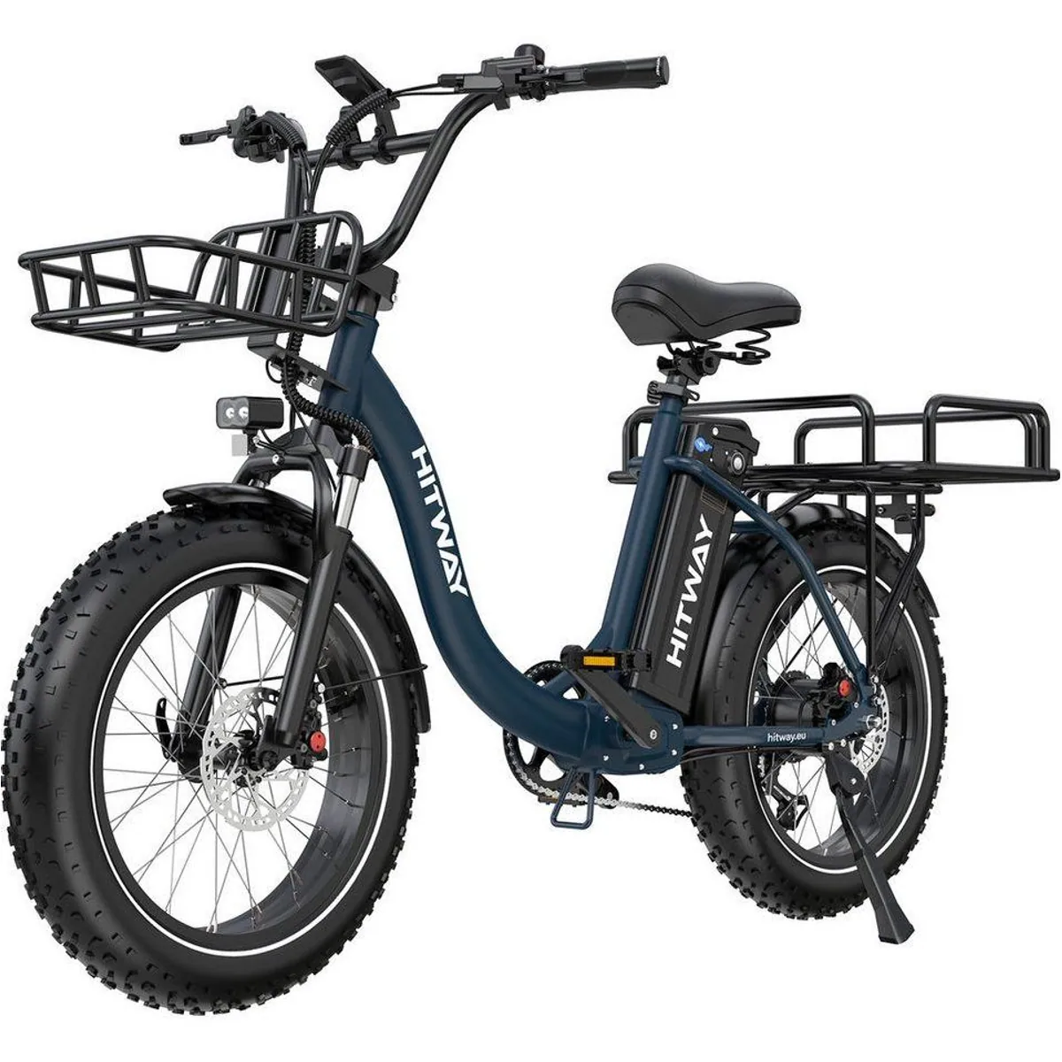 HITWAY BK6S PLUS E-Bike, 160 km Reichweite, 250 W Heckmotor, hydraulische Scheibenbremsen