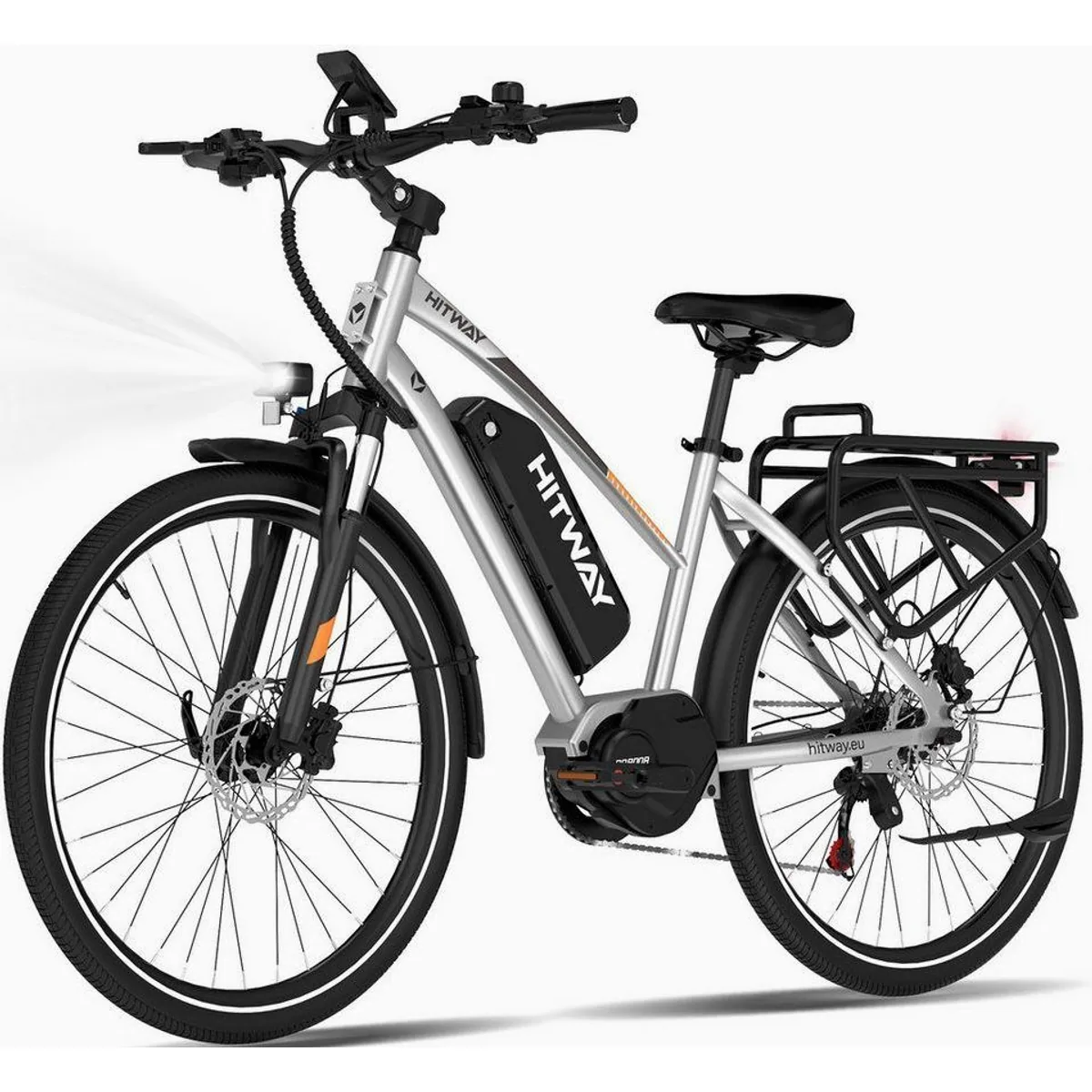 HITWAY BK-U1 E-Bike, 70 Nm Mittelmotor, 27,5 Zoll, Hydraulikbremsen