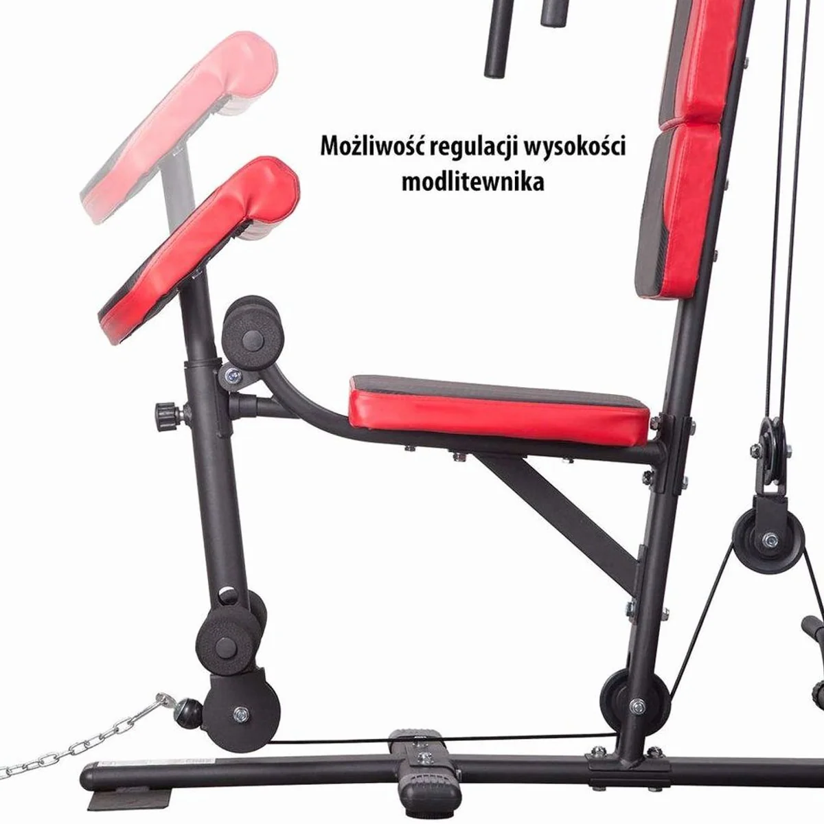 HMS Kraftstation TYTAN 12, multifunktional, bequemer Sitz, 68 kg Gewichtsblock 3