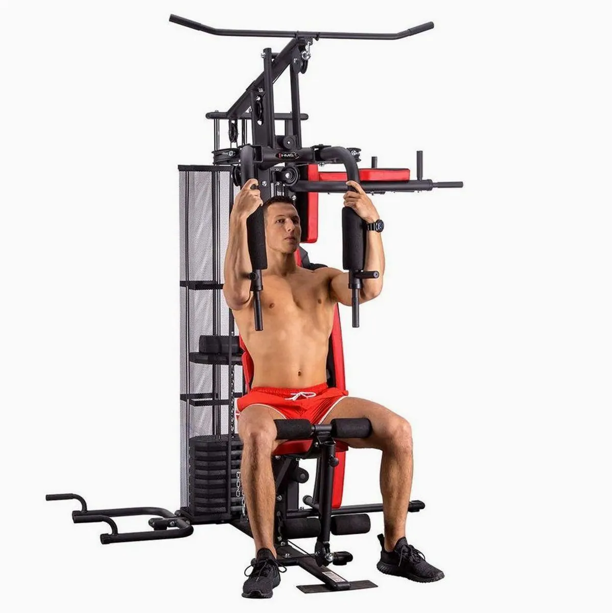 HMS Kraftstation TYTAN 12, multifunktional, bequemer Sitz, 68 kg Gewichtsblock 5