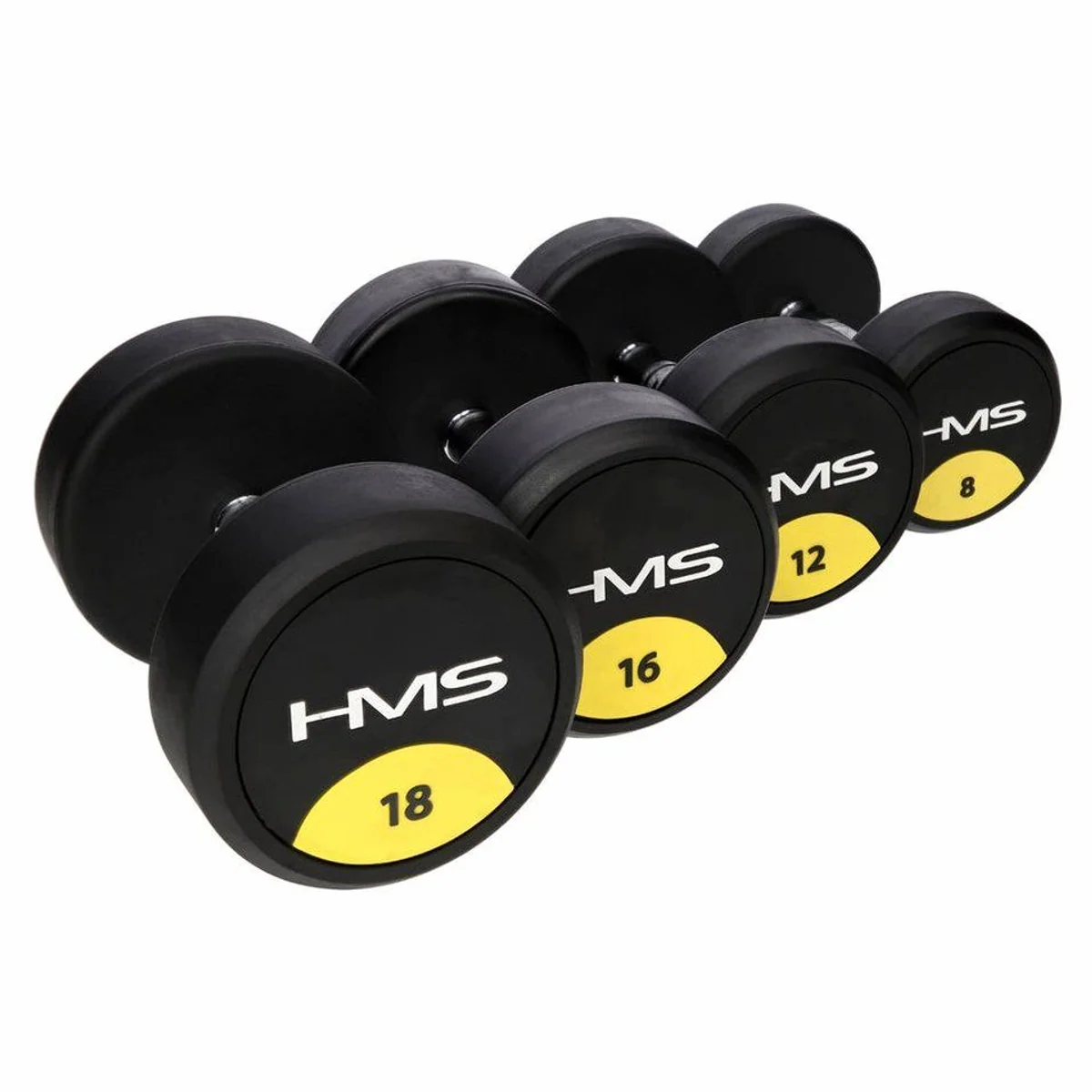 HMS Rundhantel 37,5 kg, stabil und bodenschonend – ideal für Krafttraining 5