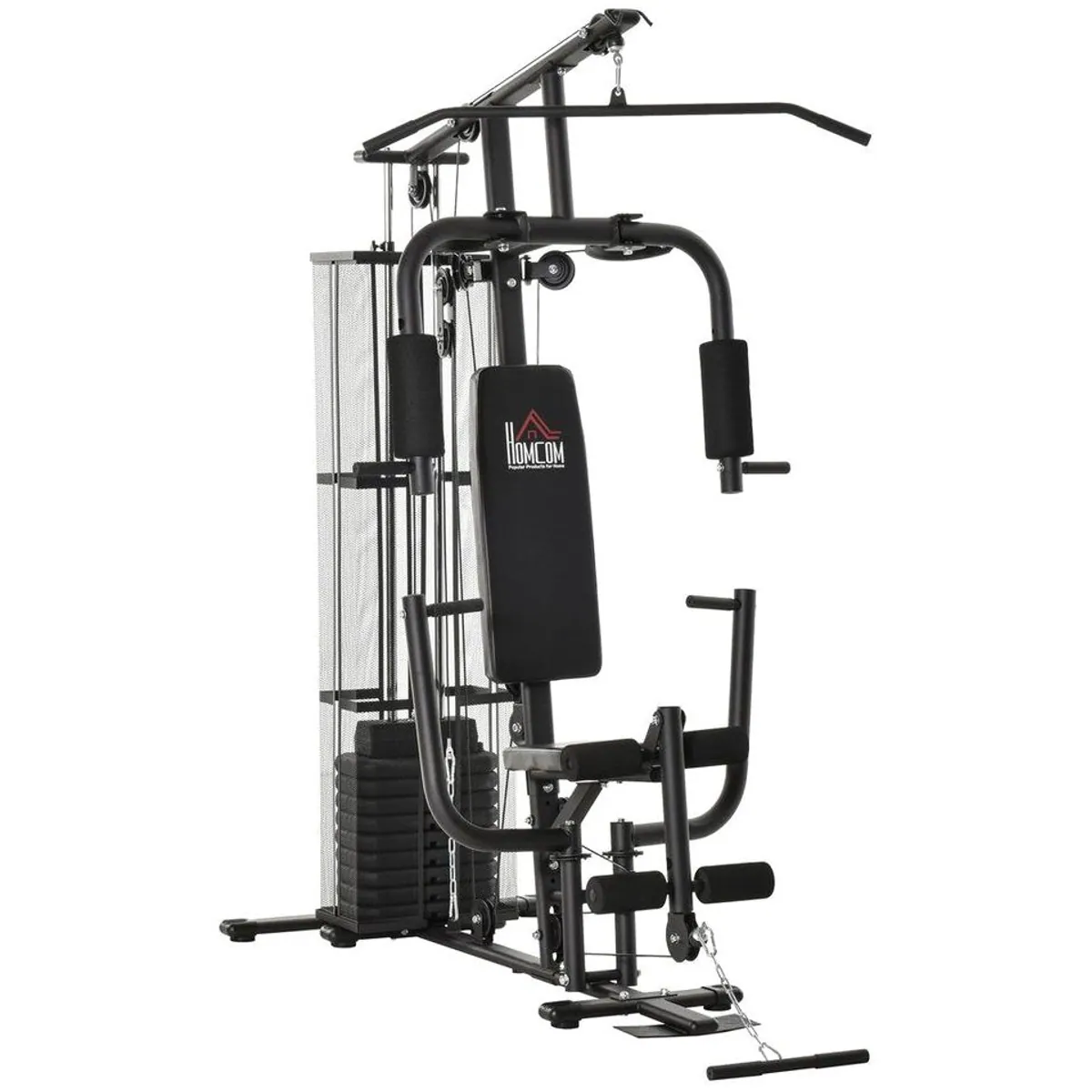 HOMCOM Kraftstation Multigym, vielseitige Übungen für den ganzen Körper 2