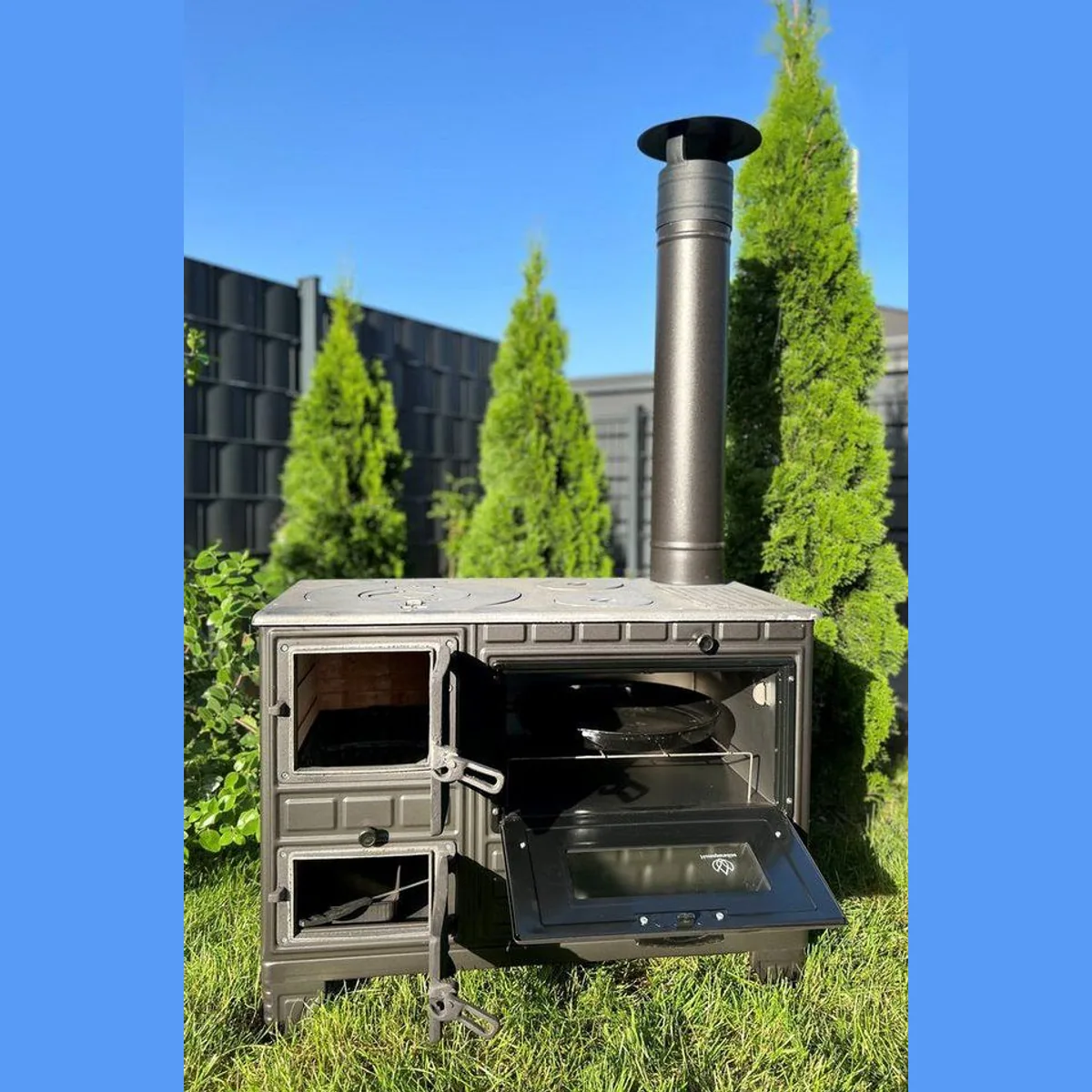 Homeparadise Gartenofen, vielseitig einsetzbar, 9 kW Leistung 2