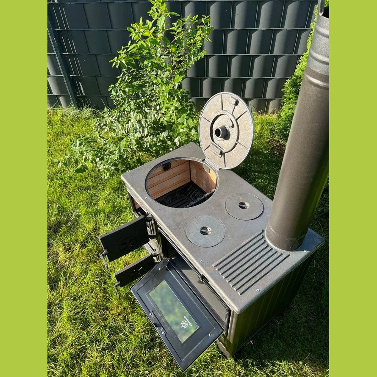 Homeparadise Gartenofen, vielseitig einsetzbar, 9 kW Leistung 3