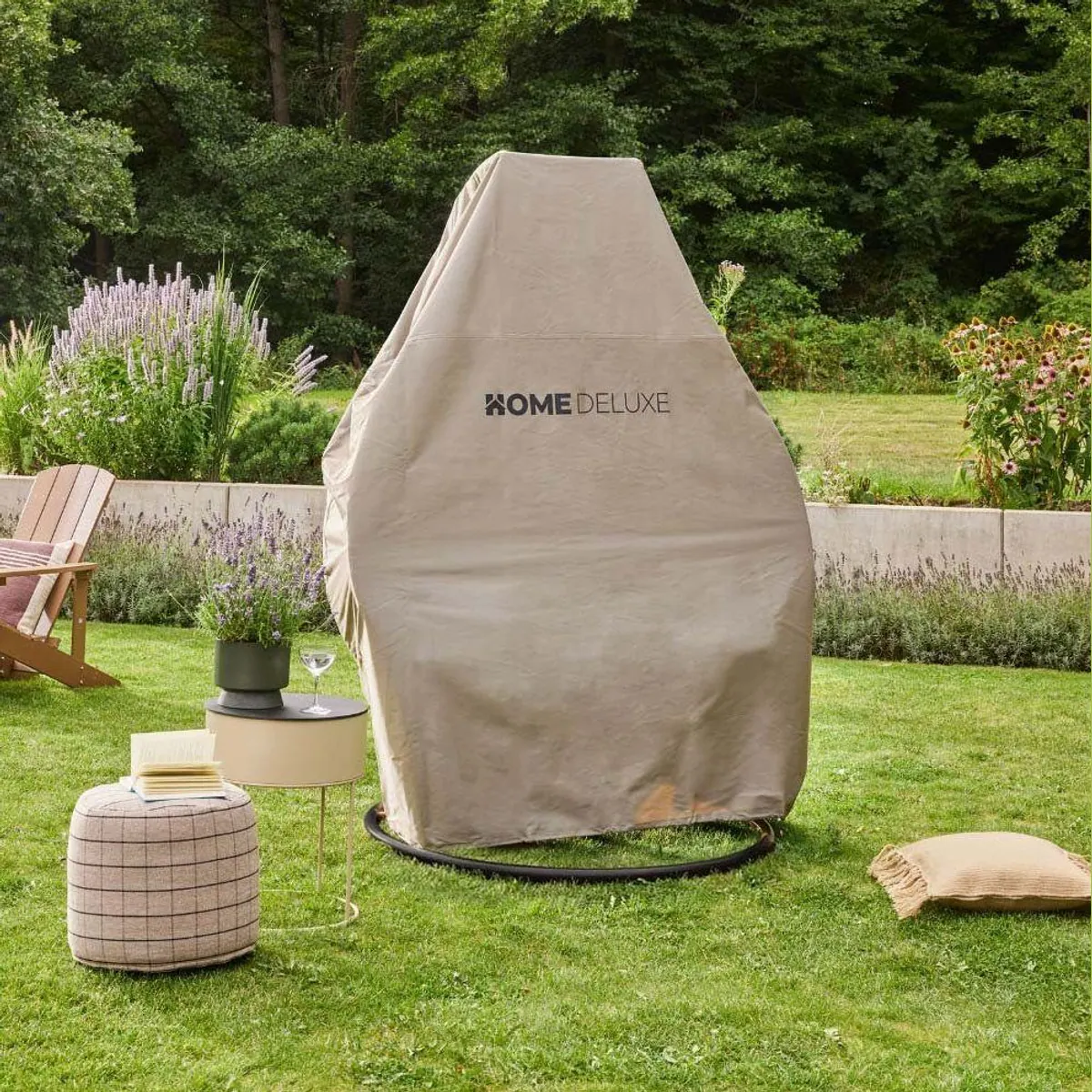 HOME DELUXE Hängesessel TWIN, wetterfest, inkl. Regenabdeckung, stabil — max. 150 Zeichen 2