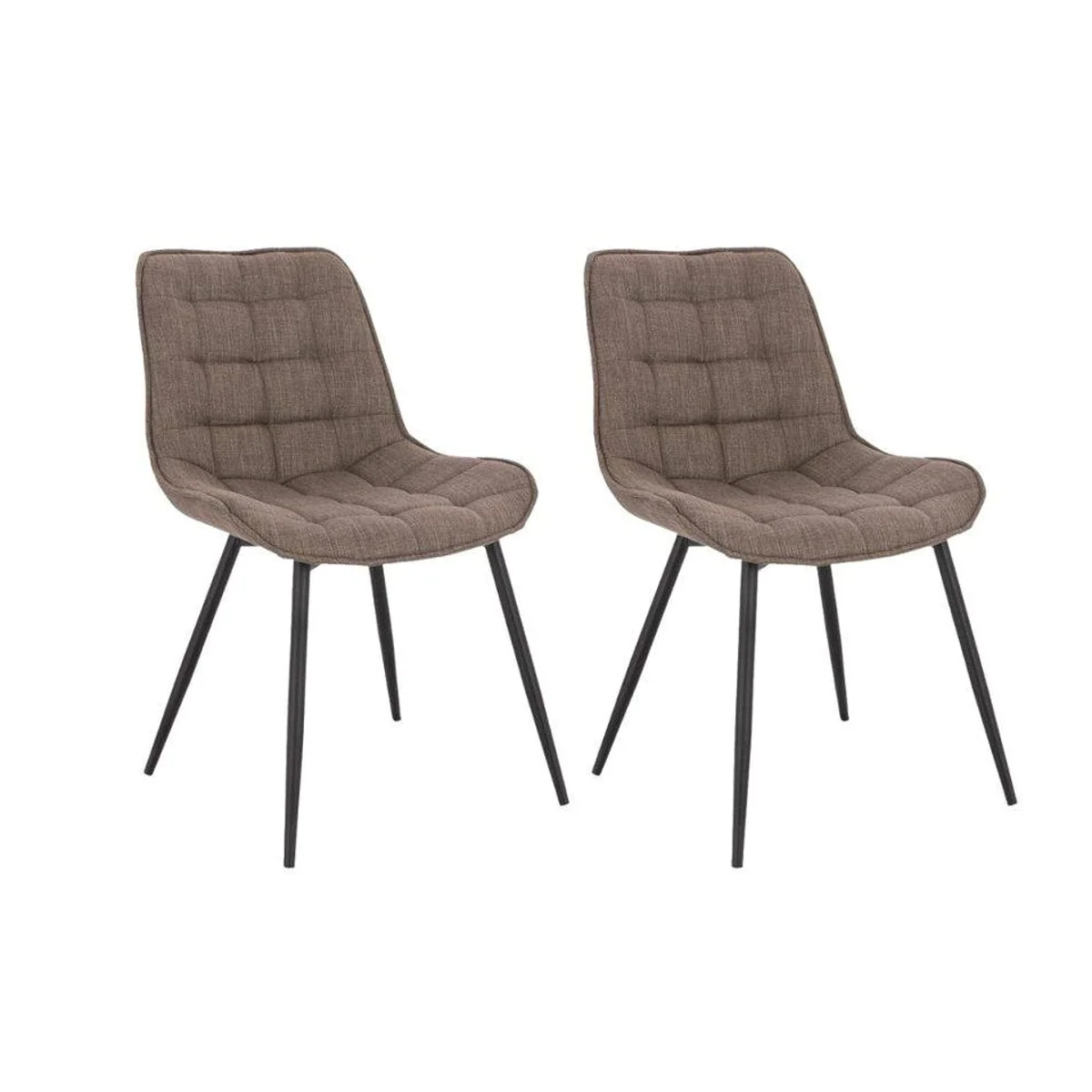 Home Deluxe IKALO Esszimmerstuhl, gepolstert, robuster Stoff, elegantes Design