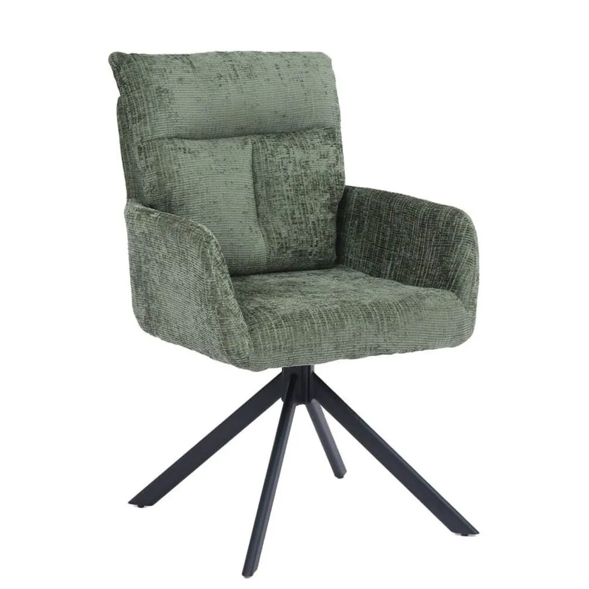 Home Deluxe Esszimmerstuhl ALUNA, 360° Drehfunktion, weiche Polsterung, modernes Design