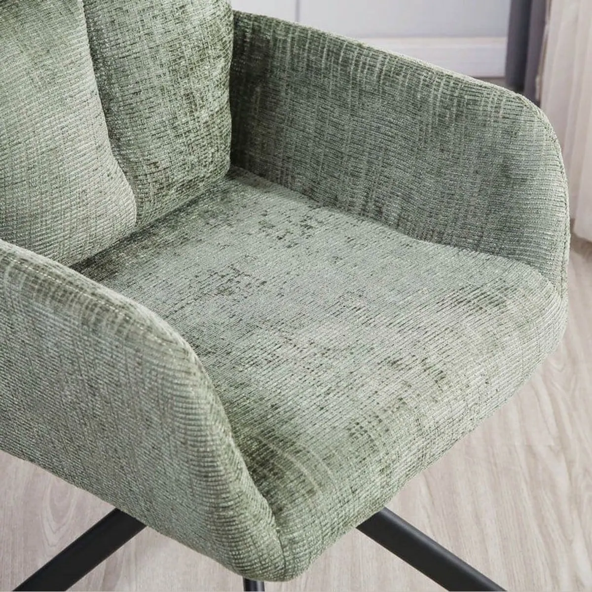 Home Deluxe Esszimmerstuhl ALUNA, 360° Drehfunktion, weiche Polsterung, modernes Design 3