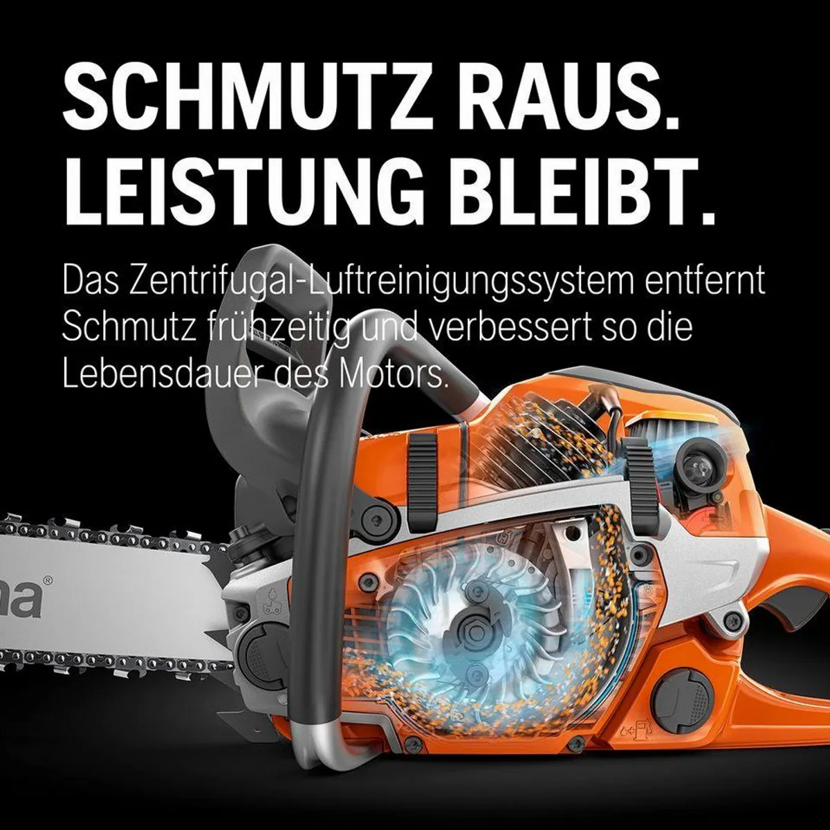Husqvarna 135 Mark II Benzin-Kettensäge, 35 cm Schwert, X-Torq Motor, LowVib Technologie 5