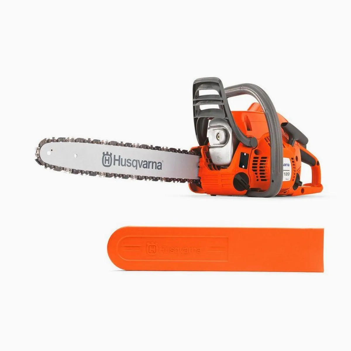 Husqvarna 120 Mark II Benzin-Kettensäge, 35 cm Schwertlänge, X-Torq Motor, LowVib