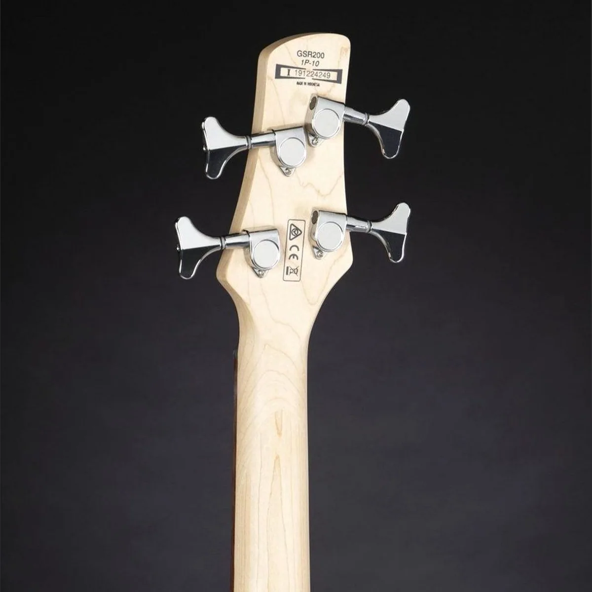 Ibanez Gio GSR200-BK E-Bass, 4-Saiter, aktiver EQ, ergonomisches Design 5