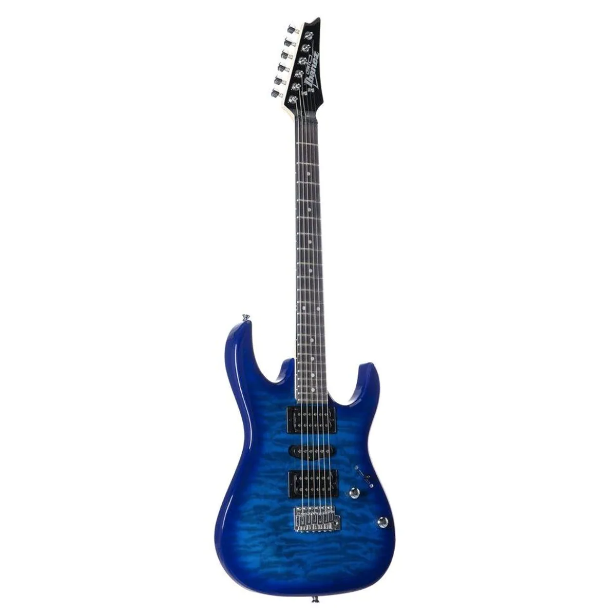 Ibanez Gio GRX70QA-TBB E-Gitarre, Pappel-Korpus, HSH-Tonabnehmer
