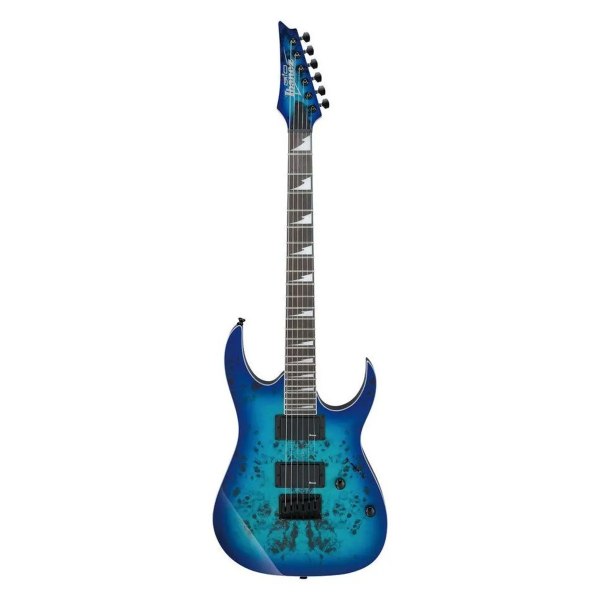 Ibanez GRGR221PA-AQB E-Gitarre, Okoume Korpus, 2 x IBZ-6 Humbucker 2