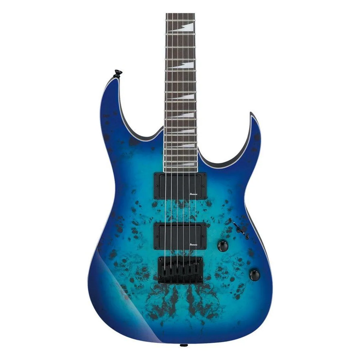 Ibanez GRGR221PA-AQB E-Gitarre, Okoume Korpus, 2 x IBZ-6 Humbucker 5