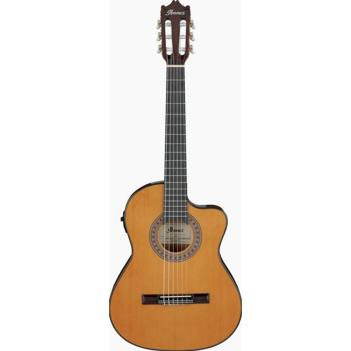 Ibanez GA5TCE3Q-AM Konzertgitarre, 3/4 Größe, Cutaway, Hochglanzfinish
