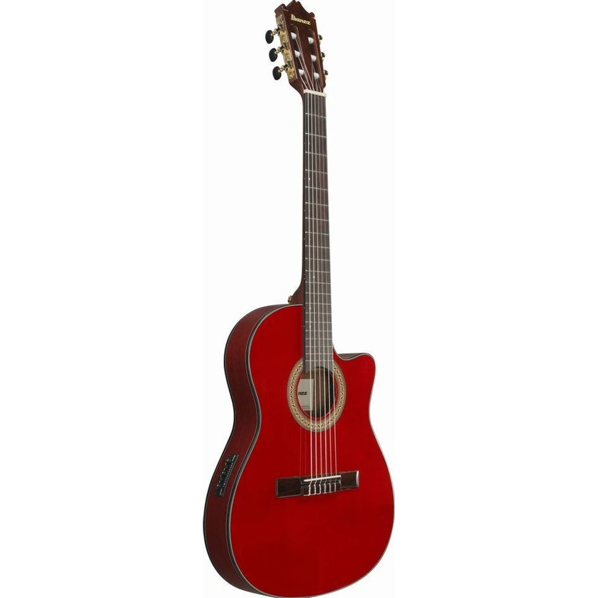 Ibanez GA35TCE-SRR Thinline-Konzertgitarre, schlanker Korpus, Piezo-Tonabnehmer 2