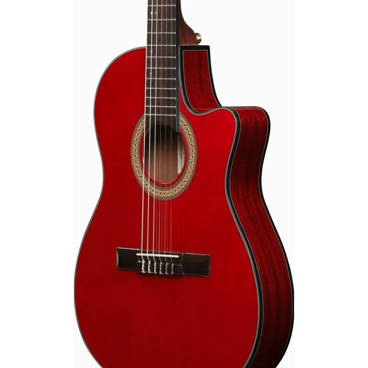 Ibanez GA35TCE-SRR Thinline-Konzertgitarre, schlanker Korpus, Piezo-Tonabnehmer 5