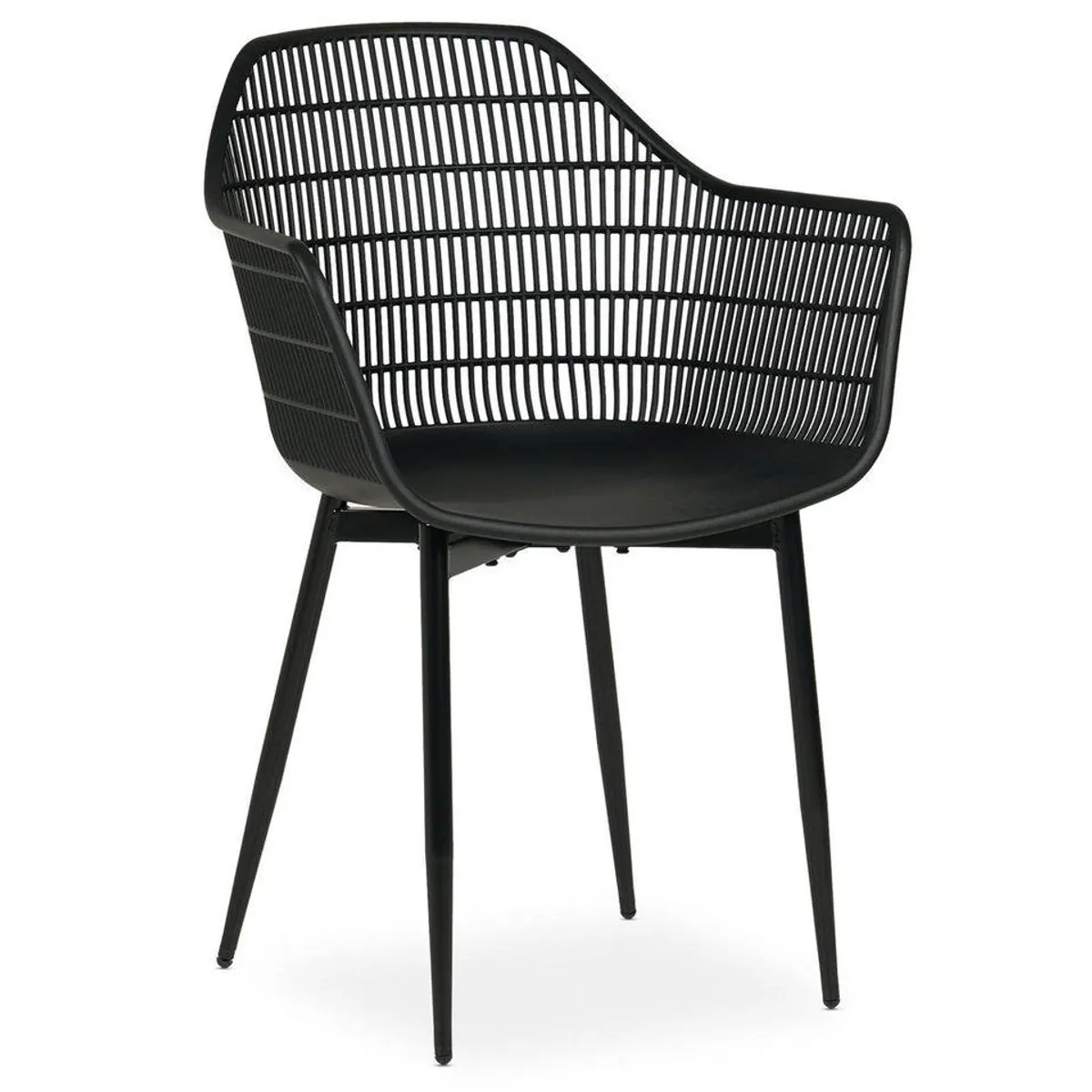IDIMEX Gartenstuhl MARGHERITA, 4er Set mit Armlehnen — modernes Design, UV-beständig, pflegeleicht 3