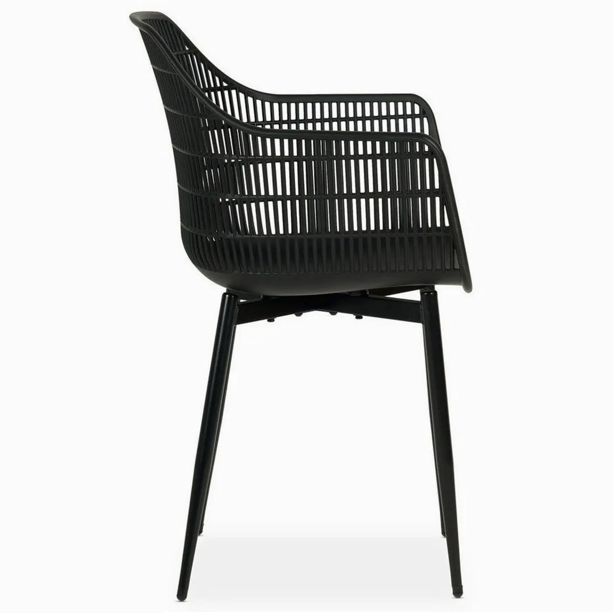 IDIMEX Gartenstuhl MARGHERITA, 4er Set mit Armlehnen — modernes Design, UV-beständig, pflegeleicht 4