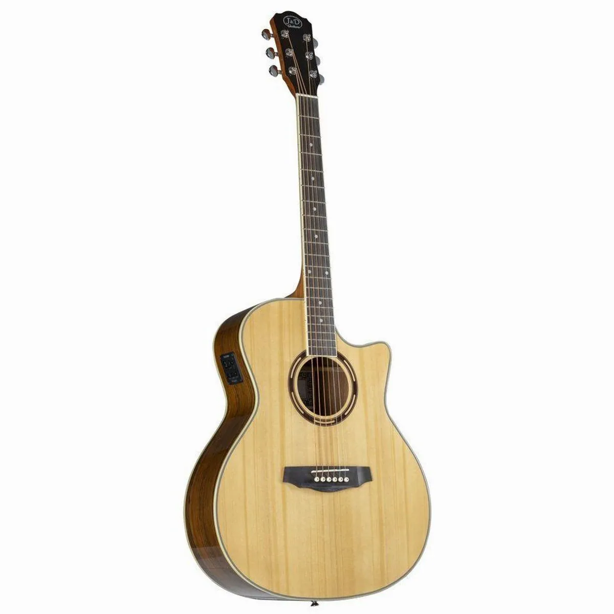 J & D AT-120SCE Westerngitarre, Grand Auditorium, Fishman Isys+ Pickup 2