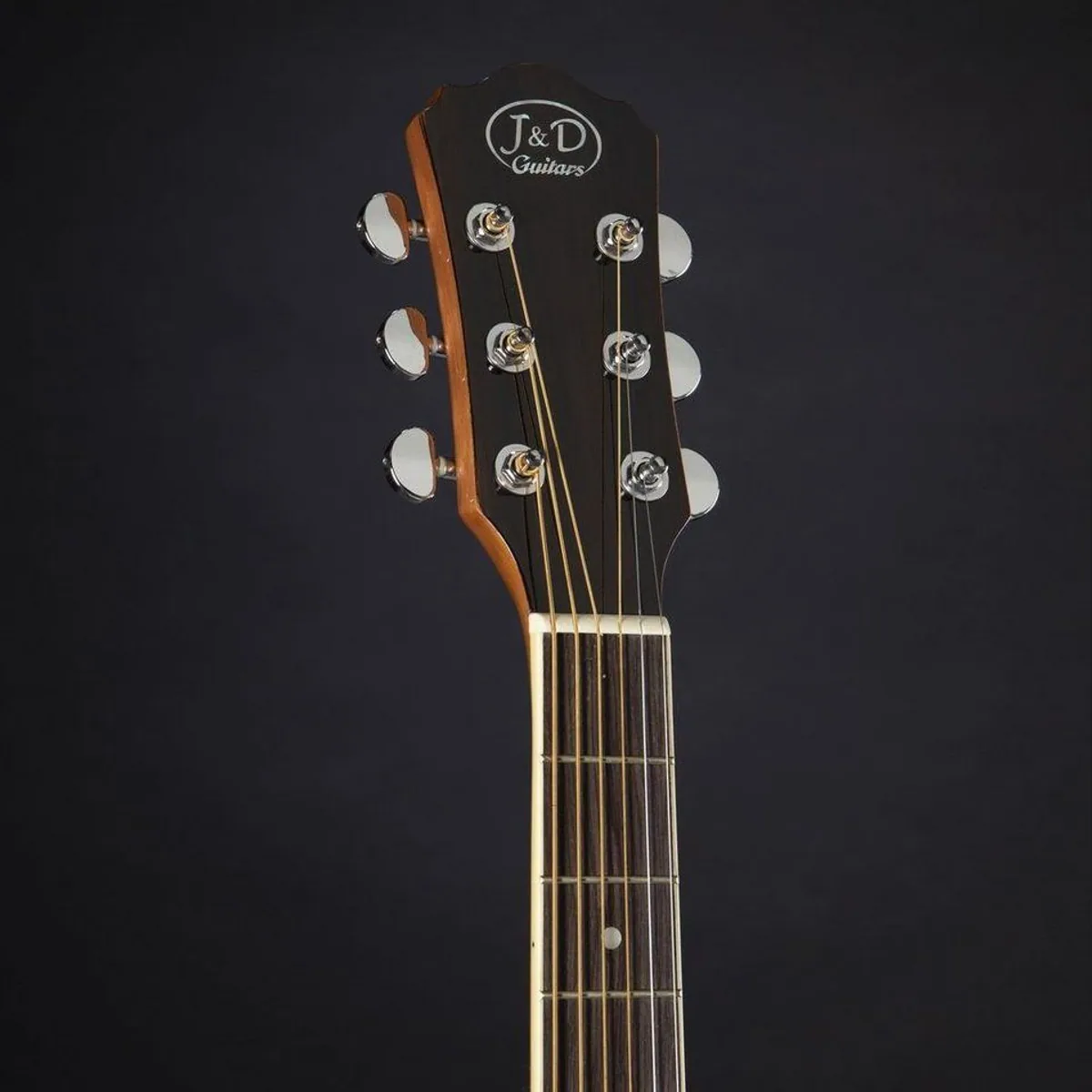 J & D D-110CE Westerngitarre, warmen Klang, Cutaway-Design, aktivem Tonabnehmer 3