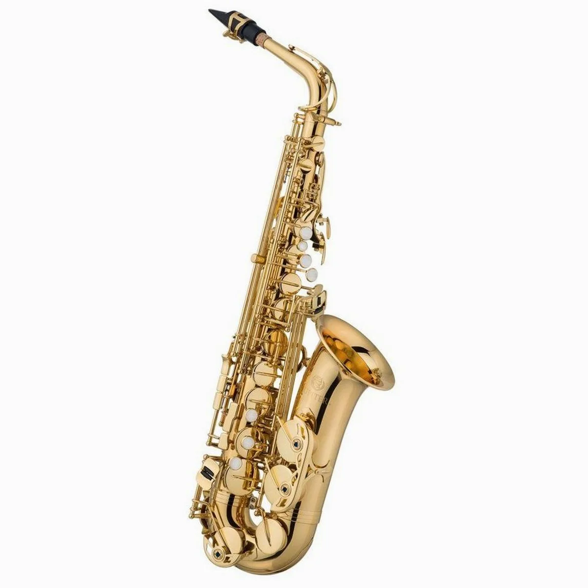 Jupiter JAS700 Q Altsaxophon, ergonomische Mechanik, Goldlack-Oberfläche