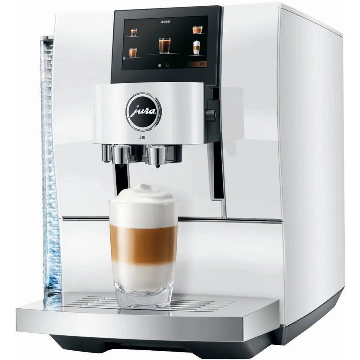 JURA Z10 Diamond White Kaffeevollautomat, 51 Spezialitäten, Cold Brew & Touchscreen 2