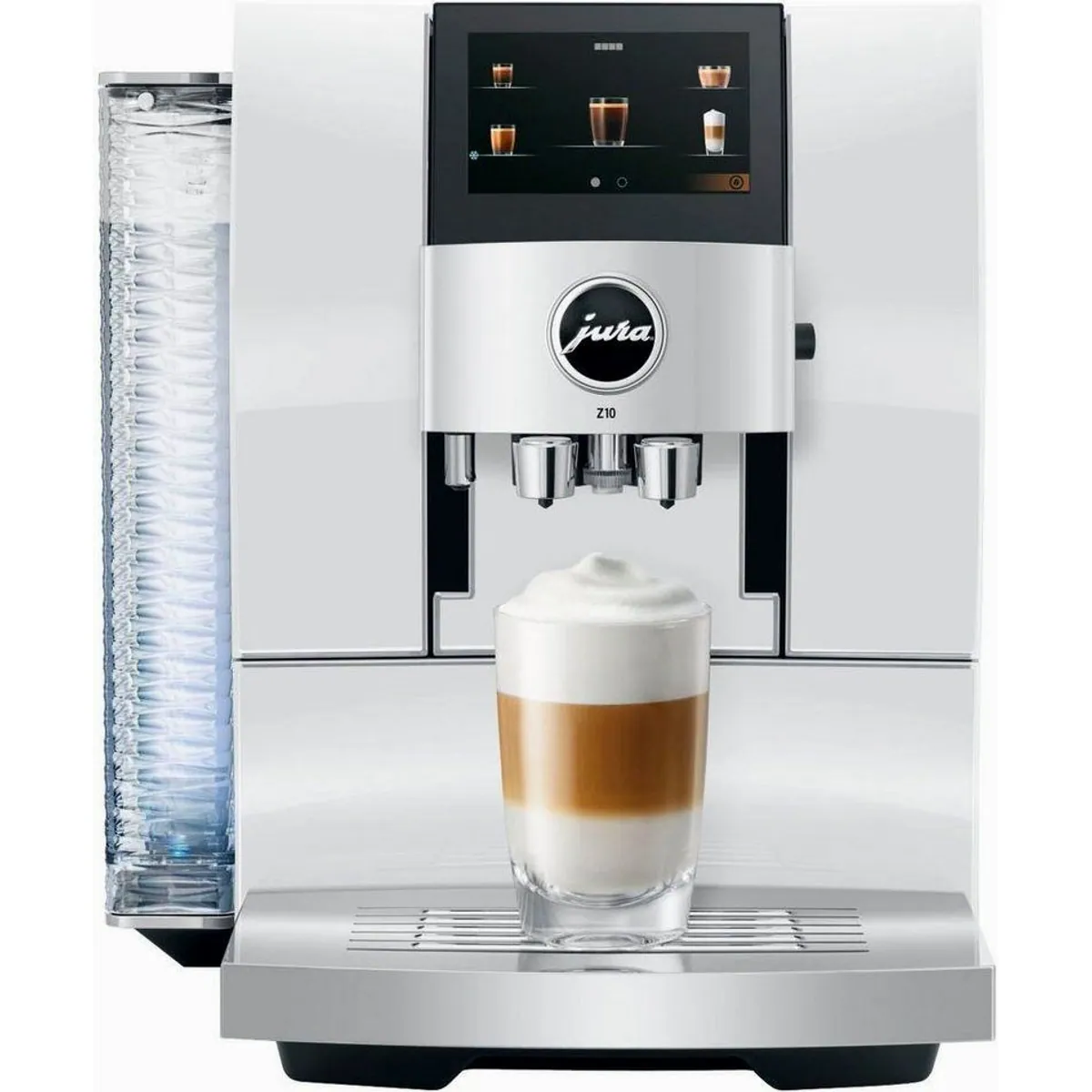 JURA Z10 Diamond White Kaffeevollautomat, 51 Spezialitäten, Cold Brew & Touchscreen 3