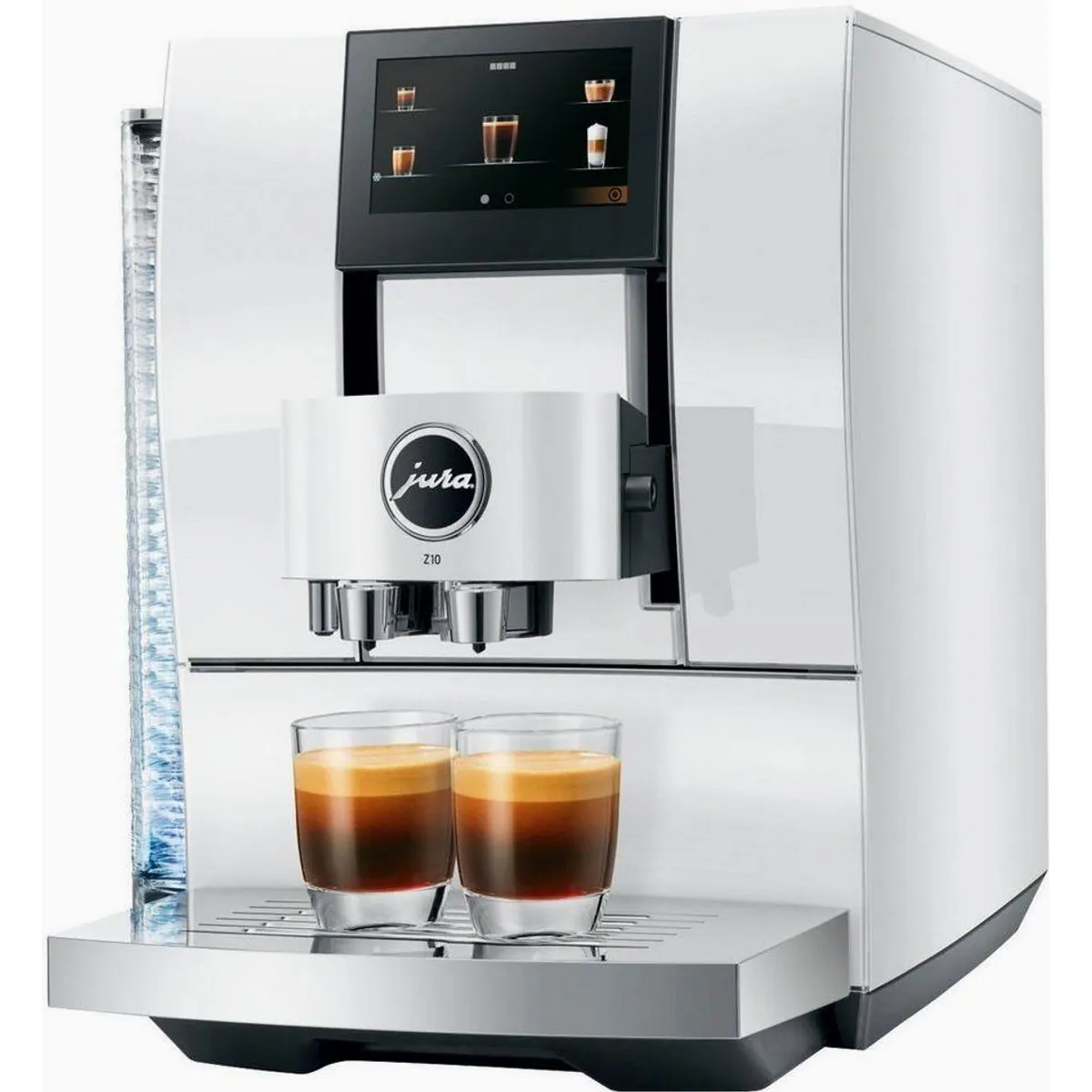 JURA Z10 Diamond White Kaffeevollautomat, 51 Spezialitäten, Cold Brew & Touchscreen 5