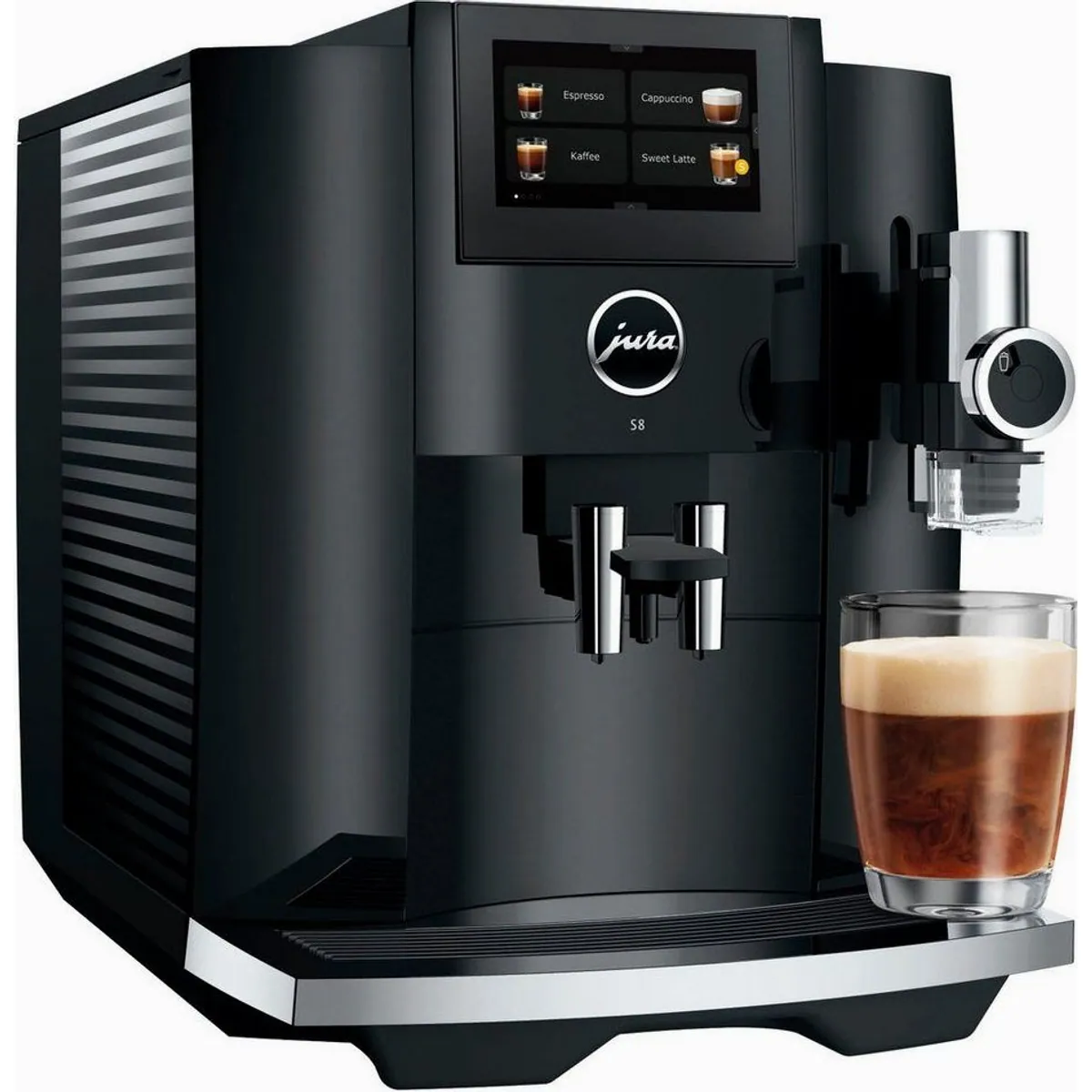 JURA S8 Kaffeevollautomat, 27 Spezialitäten, Touchscreen, elegantes Design 2
