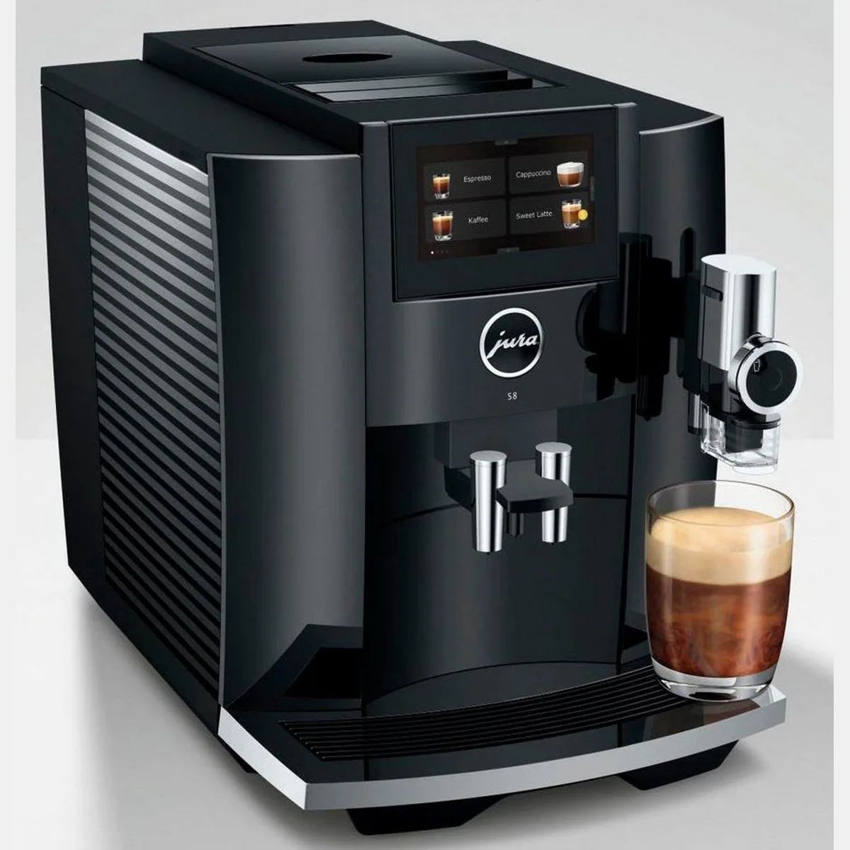 JURA S8 Kaffeevollautomat, 27 Spezialitäten, Touchscreen, elegantes Design 4