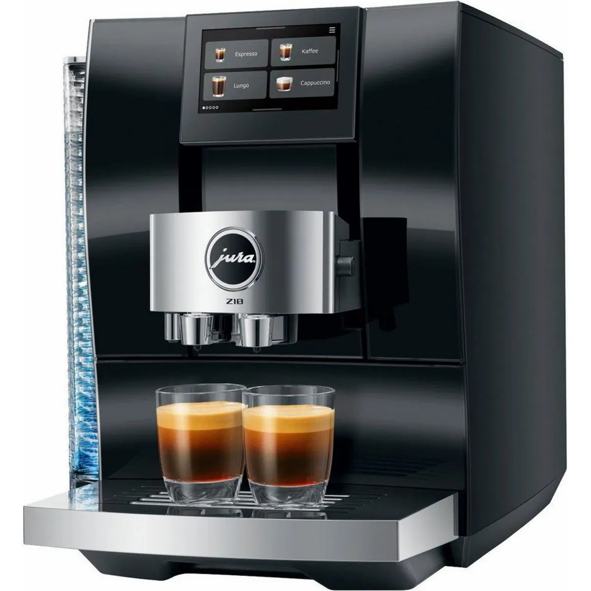 JURA Z10 Diamond Black Kaffeevollautomat, 51 Spezialitäten, Touchscreen, Cold Brew