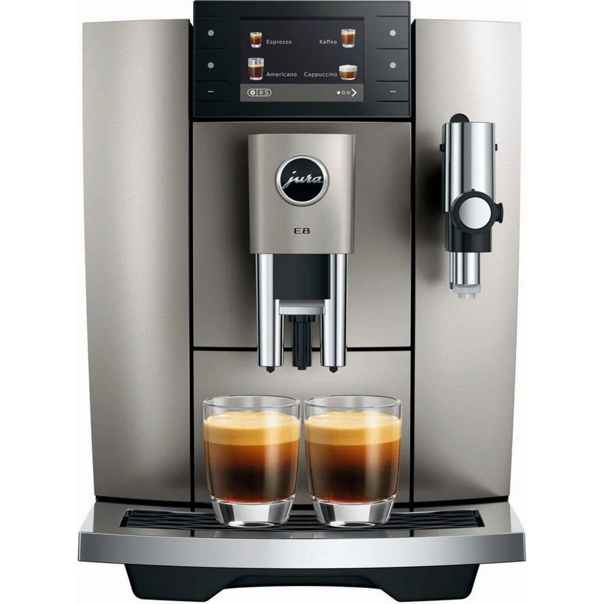 JURA E8 Kaffeevollautomat, 27 Spezialitäten, WiFi, Hot & Light Brew 4