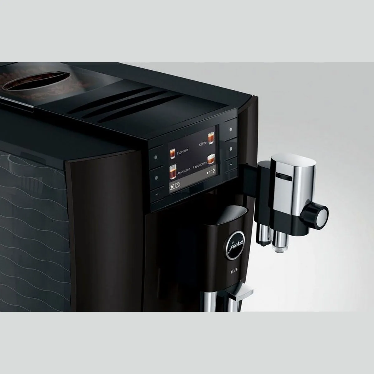 JURA E8 Kaffeevollautomat, 27 Spezialitäten, WiFi, Hot & Light Brew 4