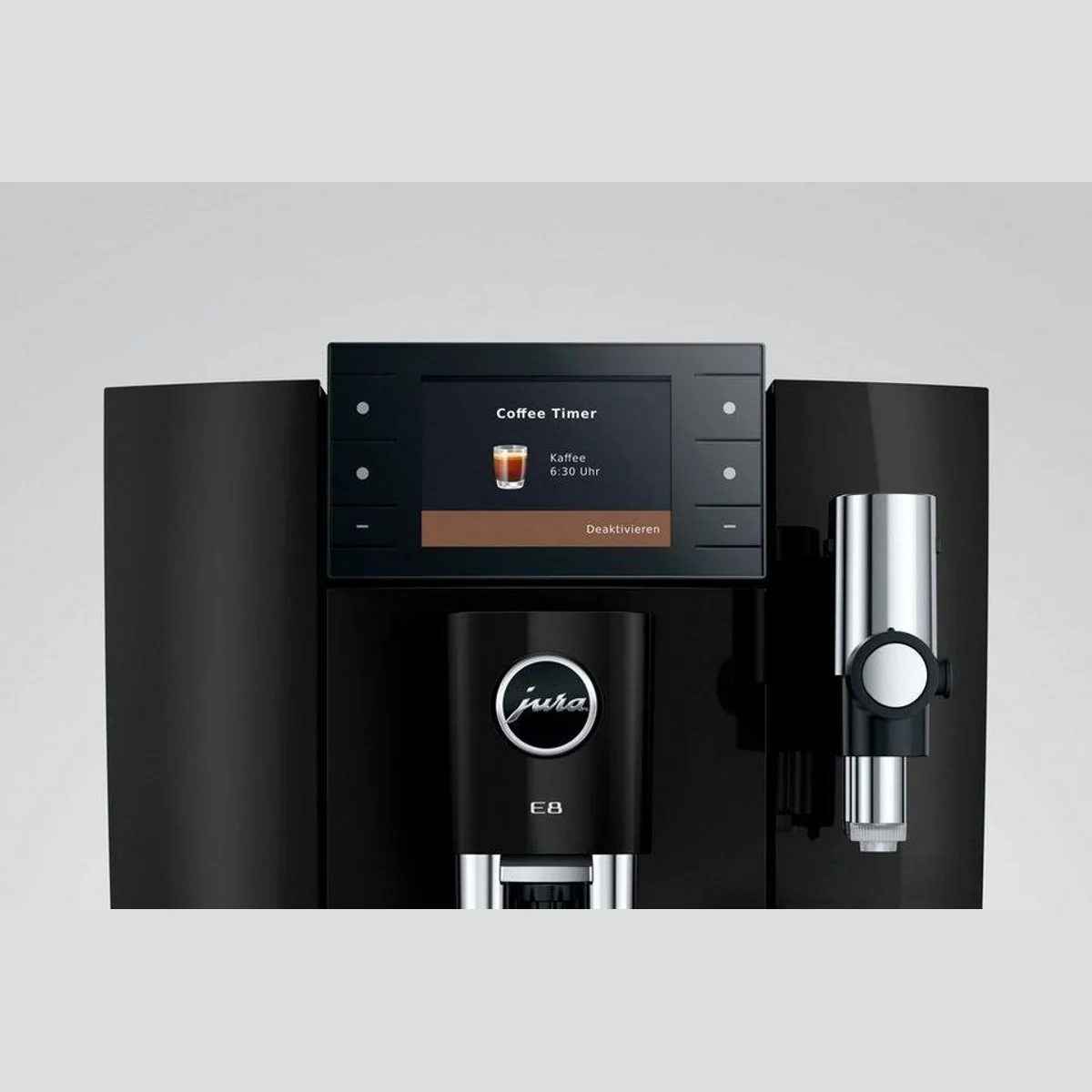 JURA E8 Kaffeevollautomat, 27 Spezialitäten, WiFi, Hot & Light Brew 5