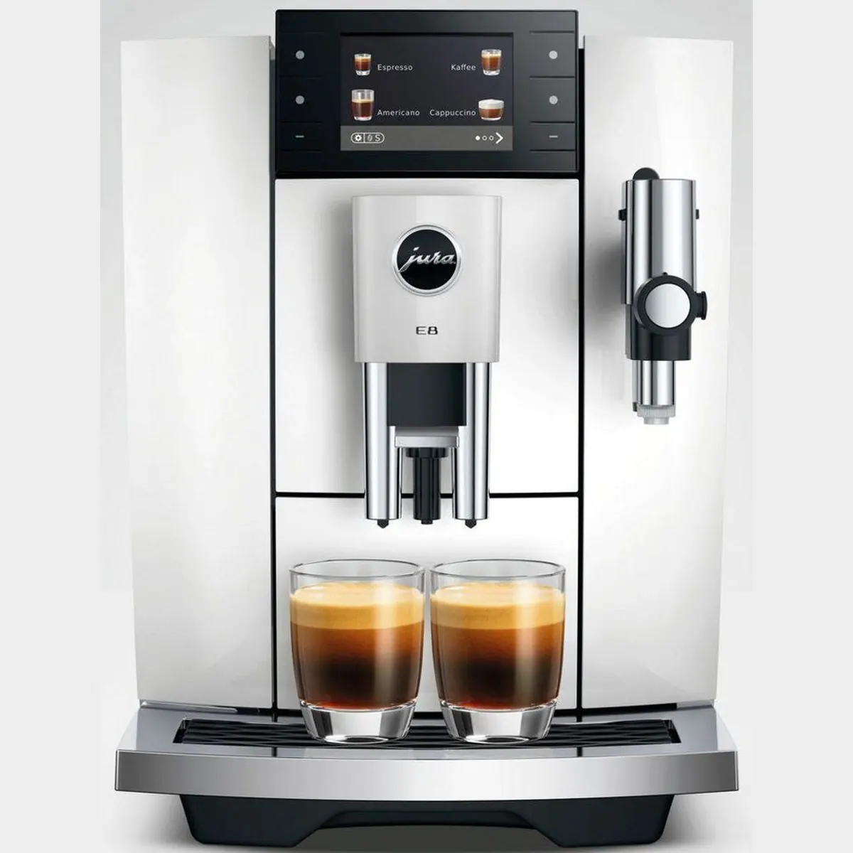 JURA E8 Kaffeevollautomat, 27 Spezialitäten, WiFi, Hot & Light Brew 4