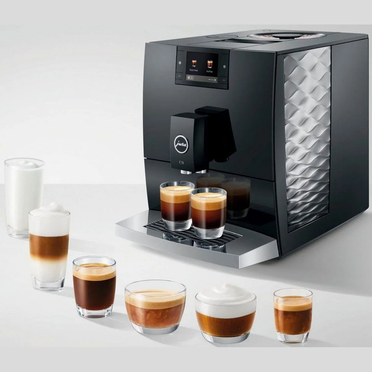 JURA C9 Kaffeevollautomat, 17 Spezialitäten, WiFi, Hot&Light Brew 5