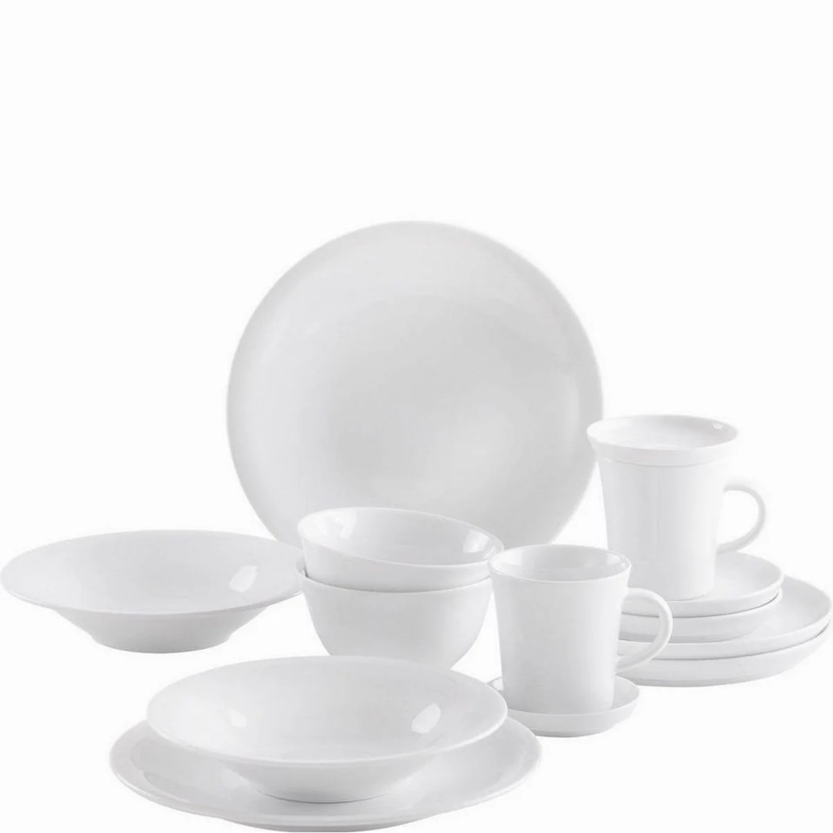 KAHLA Update Geschirr-Set 2 Go, 14-teilig, Mobiles Design für 2 Personen