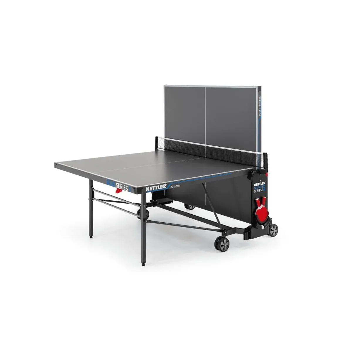 Kettler K5 Outdoor Tischtennisplatte, wetterfest, robust, inklusive Netz 3