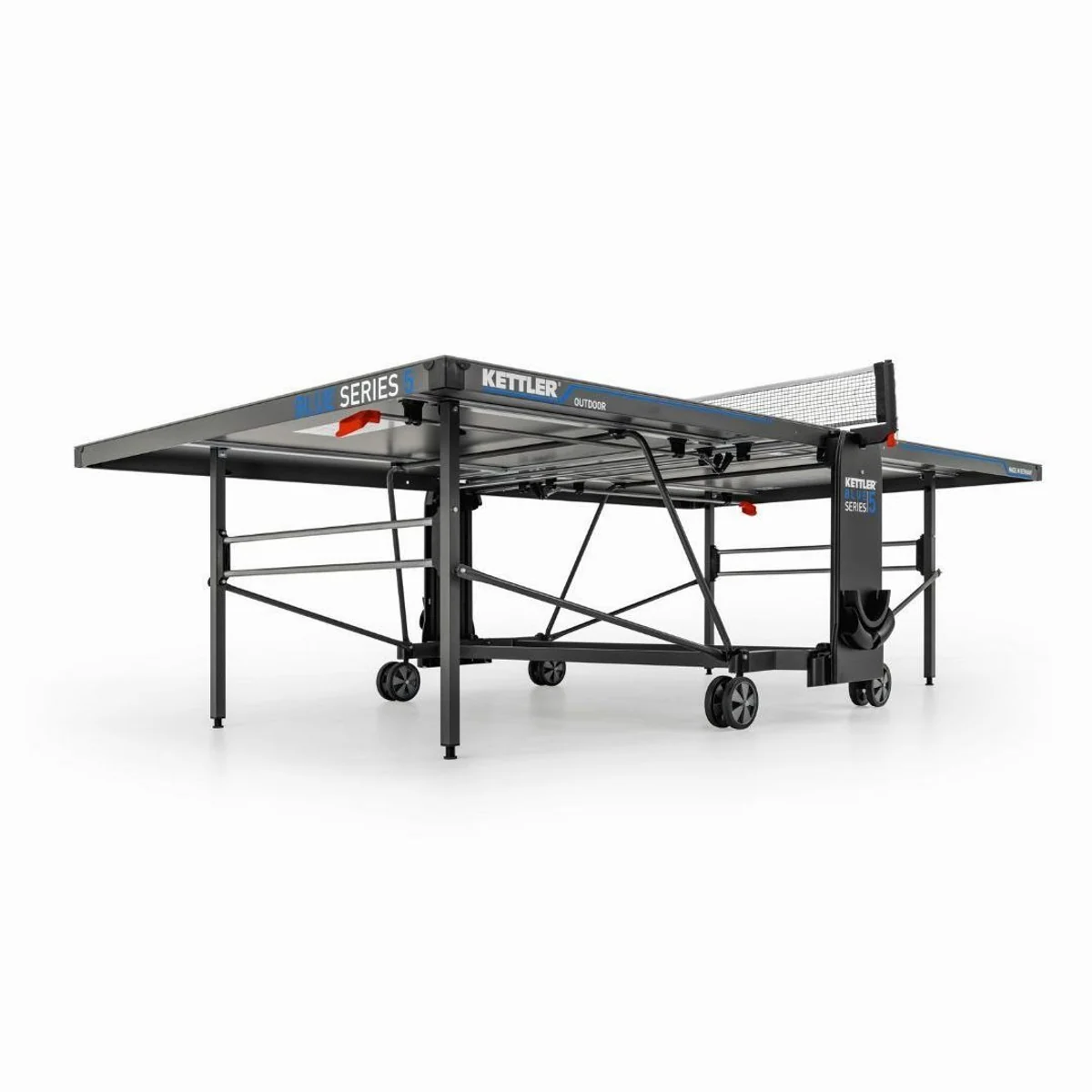 Kettler K5 Outdoor Tischtennisplatte, wetterfest, robust, inklusive Netz 5