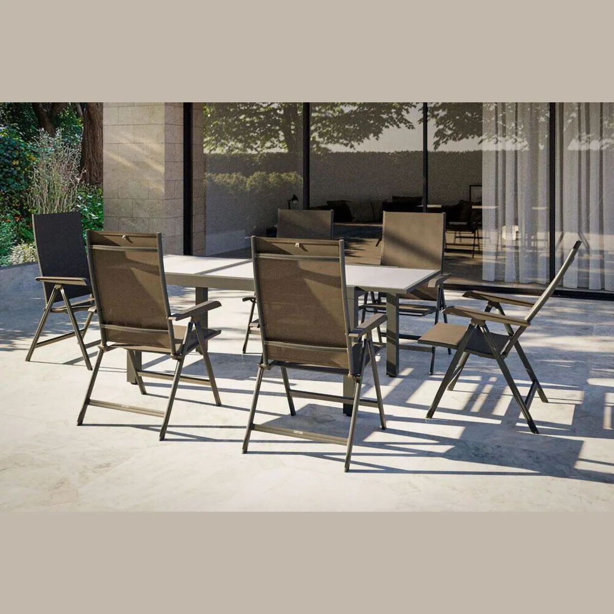 Kettler Villana Garten-Essgruppe, flexibel, robust, stilvoll