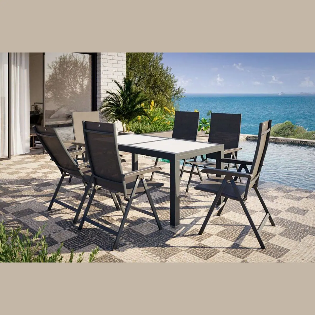 Kettler Villana Garten-Essgruppe, flexibel, robust, stilvoll 2