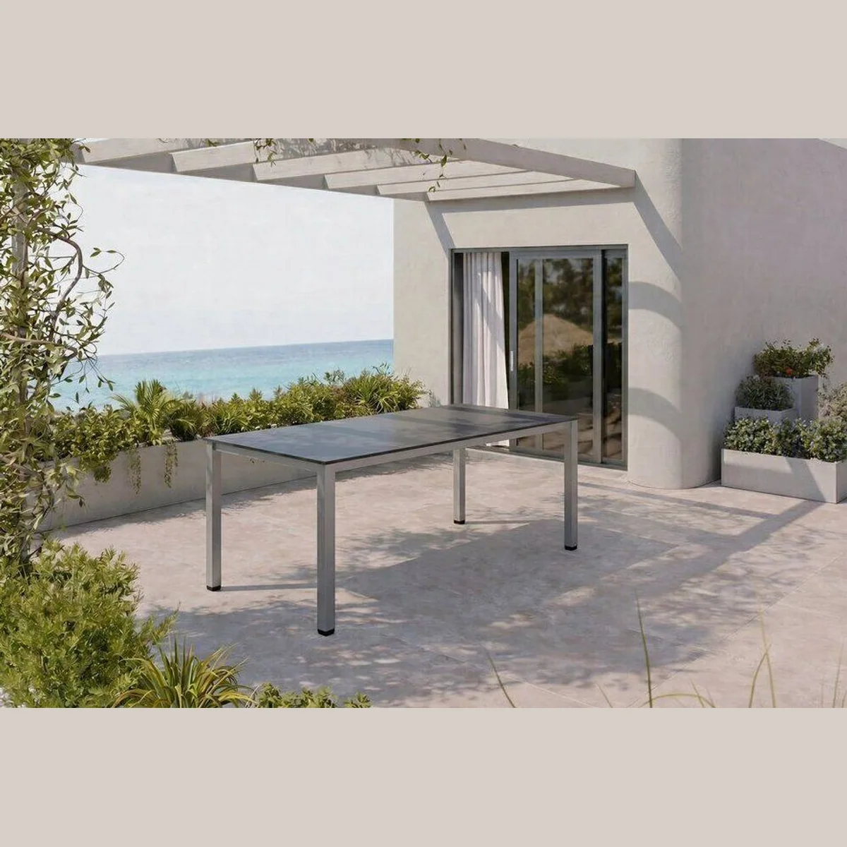Kettler Kettalux-Plus Gartentisch, wetterfest, pflegeleicht, für 4-8 Personen