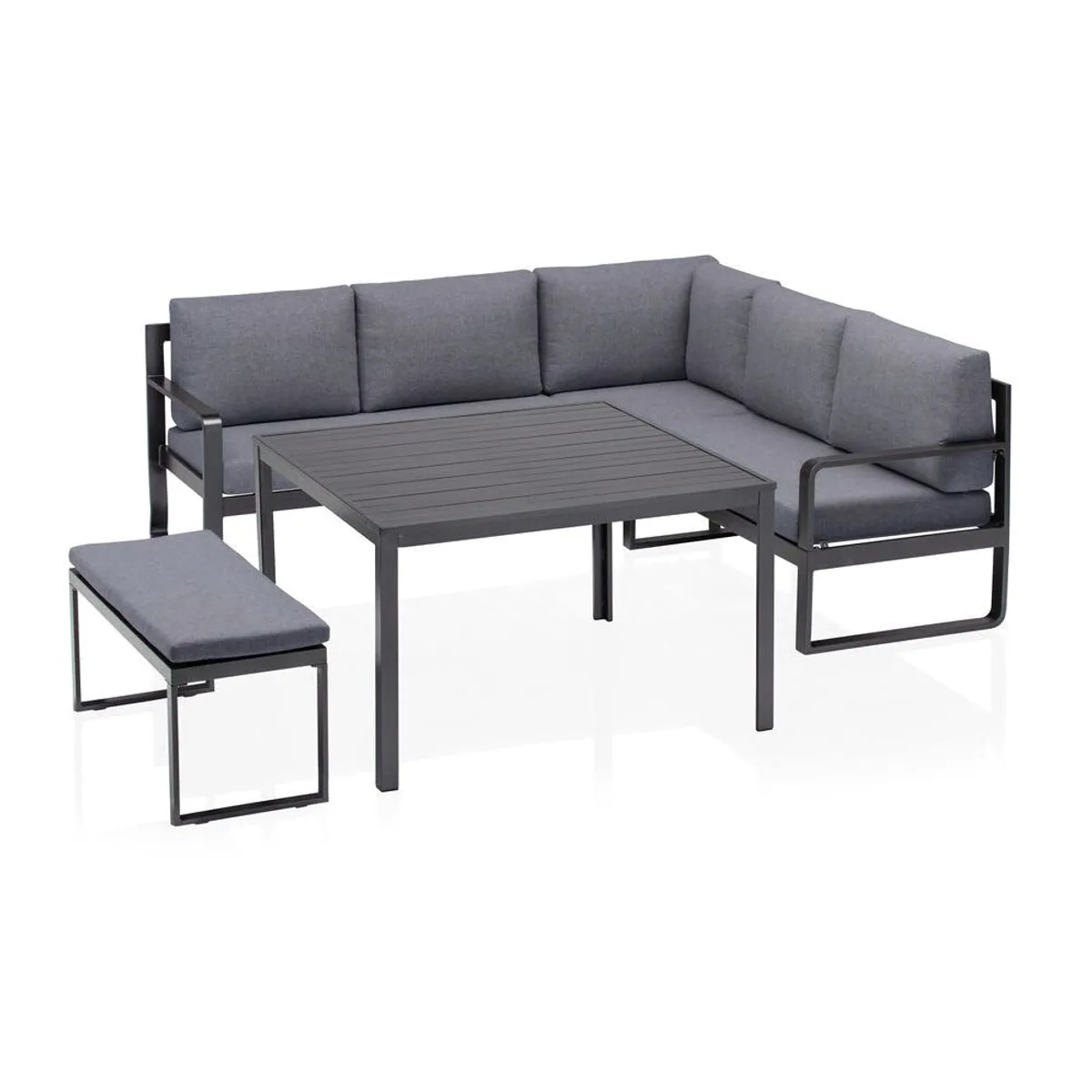 Kettler Ocean Garten-Essgruppe, Aluminiumgestell, Liegefunktion 2