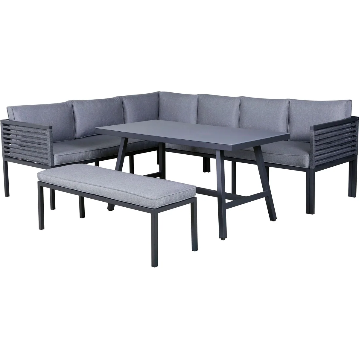 KONIFERA Gartenlounge-Set Edessa, 14-tlg., inkl. Auflagen — stilvoll, bequem, wetterfest 2
