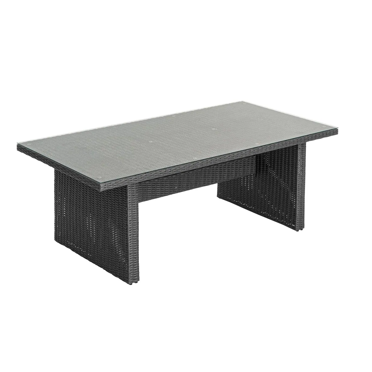 KONIFERA Garten-Essgruppe New Paris, 25-tlg., 8 verstellbare Sessel — Aluminium/Polyrattan 3